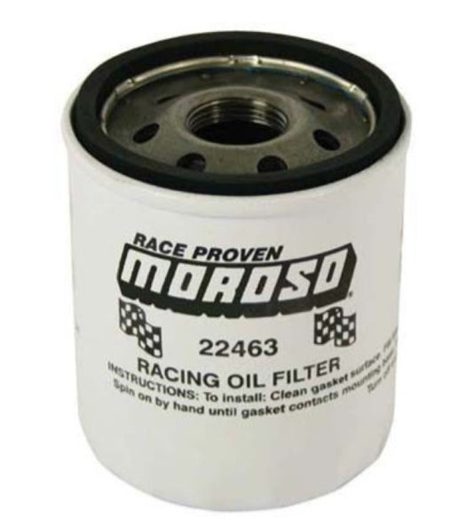 Moroso GM LS/Ford 4.6/5.0/5.4/Import 22mm-1.5 Thread 3-1/2in Tall Oil Filter - Racing