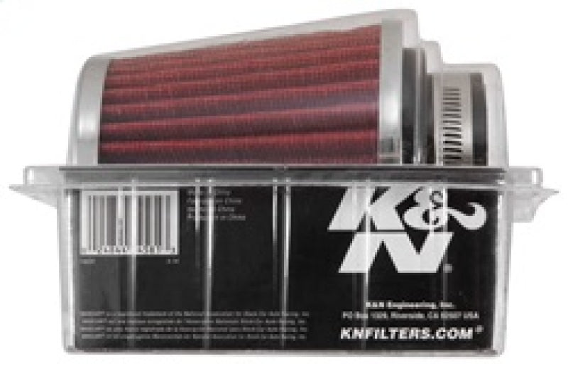 K&N Universal Chrome Filter 2 3/4in FLG / 4 1/2in Bottom / 4 1/2in Height