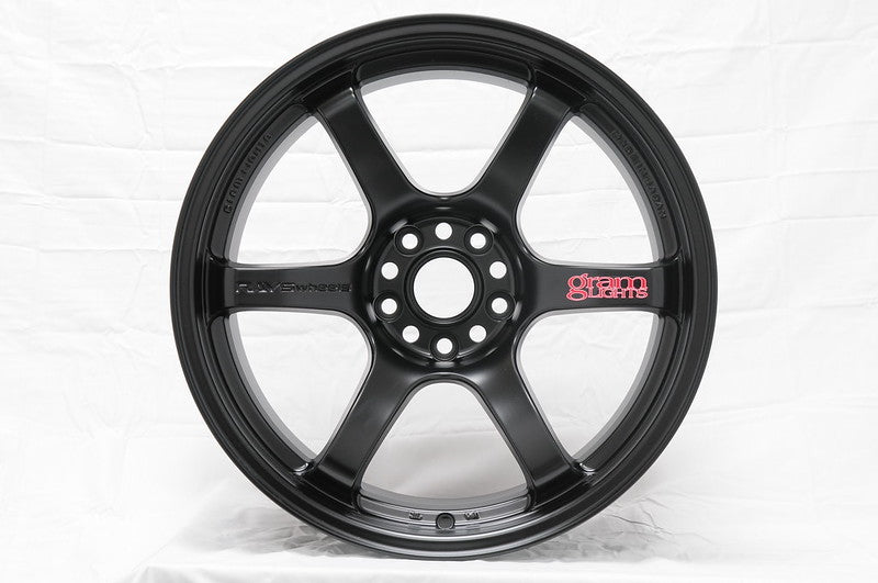 Gram Lights 57DR 18x10.5 +12 5-114.3 Glossy Black Wheel