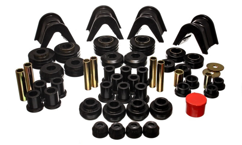 Energy Suspension 73-79 Ford F-150 Pickup w/ 2 Degree C-Bushing Black Hyper-Flex Master Bushing Set