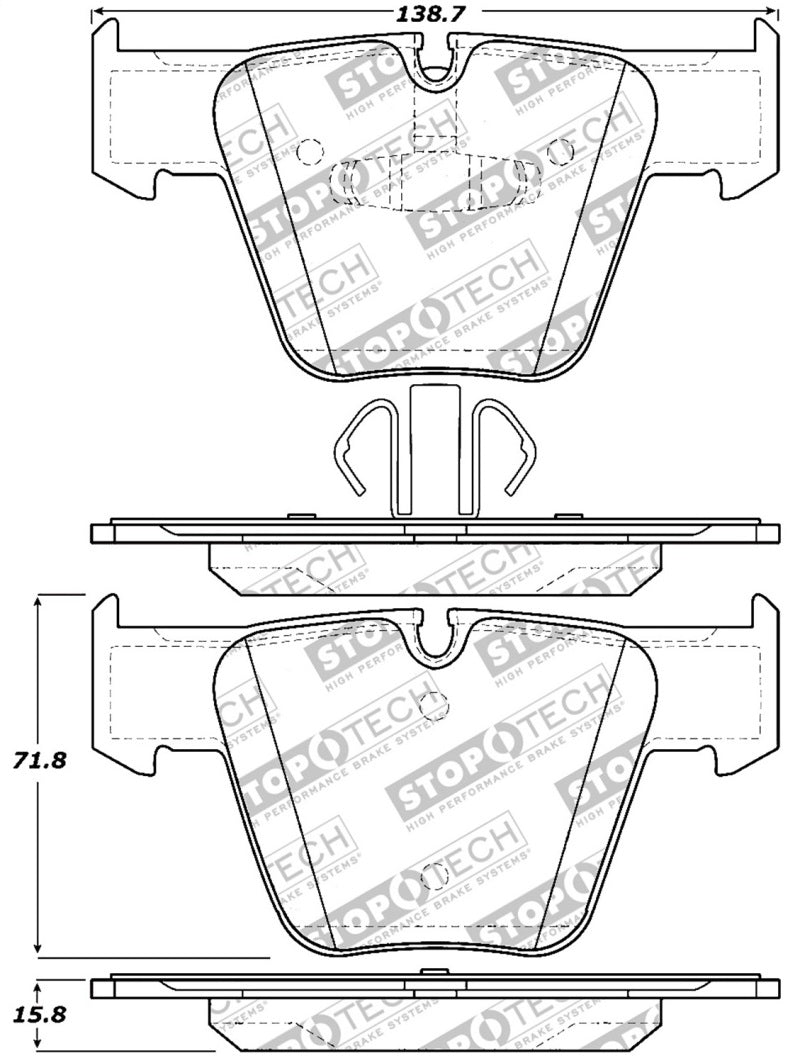 StopTech Performance Brake Pads