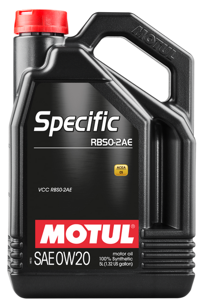 Motul 5L OEM Synthetic Engine Oil ACEA A1/B1 Specific RBS0-2AE 0W20