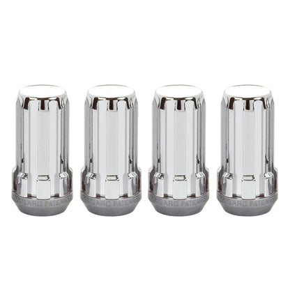 McGard SplineDrive Lug Nut (Cone Seat) 1/2-20 / 1.60in. Length (4-Pack) - Chrome (Req. Tool)