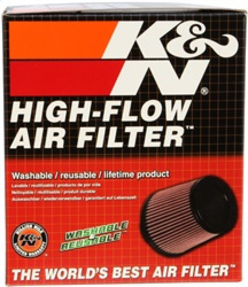 K&N Universal Clamp-On Air Filter 4in FLG / 6-1/2in B / 4-1/2in T / 6in H