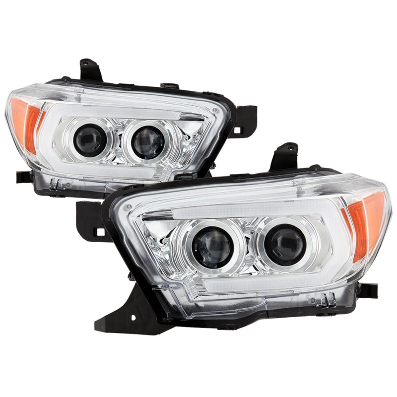 Spyder Signature Toyota Tacoma 16-18 (SR5 Model) Projector Headlights- Chrome (PRO-YD-TT16-LB-C)