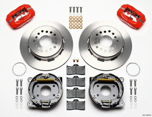 Wilwood Forged Dynalite P/S Park Brake Kit-Red AMC 71-74 2.60in Offset