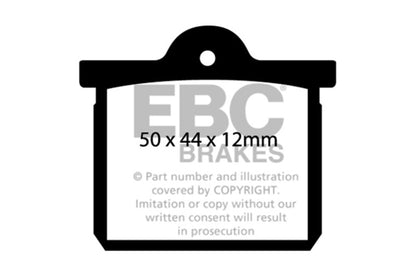 EBC 2018+ Volvo XC40 T4 Ultimax Front Brake Pads