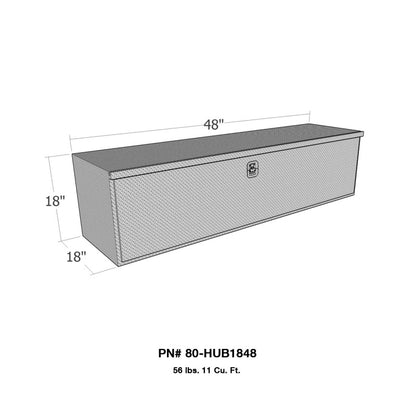 Westin/Brute HD Under Body 18in x 36in Drop Down Door - Aluminum