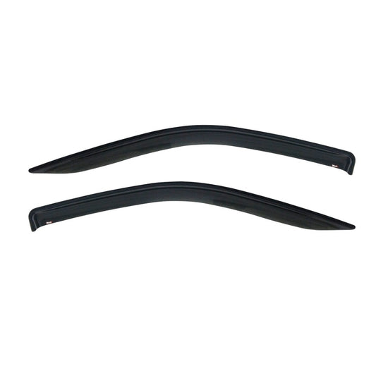 Westin 2004-2015 Nissan Titan King Cab Wade Slim Wind Deflector 2pc - Smoke