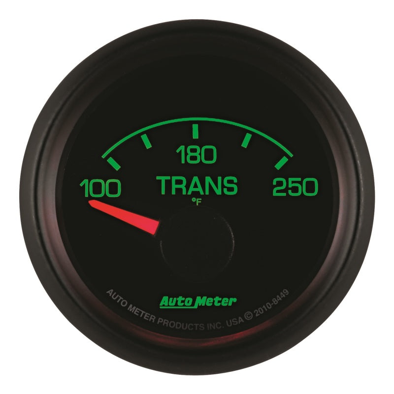 Autometer Factory Match Ford 52.4mm Short Sweep Electronic 100-250 Deg F Transmission Temp Gauge