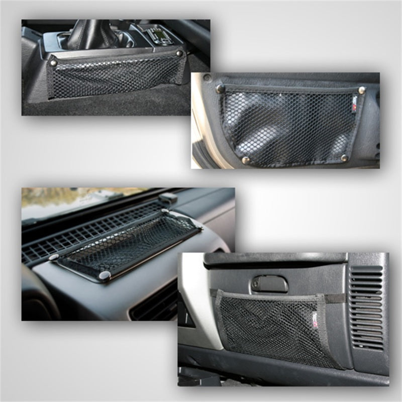 Rugged Ridge Interior Mesh Storage Kit 97-06 Jeep Wrangler