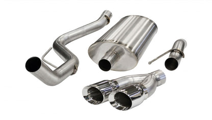 Corsa 2010-2010 rd F-150 Raptor 5.4L V8 Polished Sport Cat-Back Exhaust