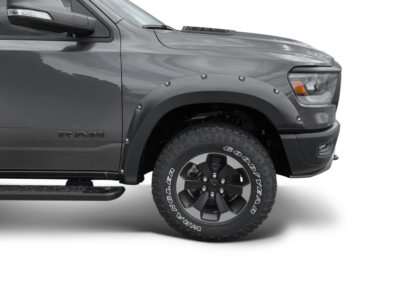 Bushwacker 19-23 Ram 1500 Rebel Pocket Style Flares 2pc - Black