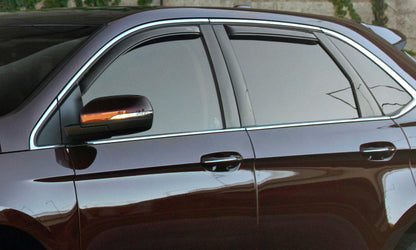 AVS 05-10 Jeep Grand Cherokee Ventvisor In-Channel Front & Rear Window Deflectors 4pc - Smoke