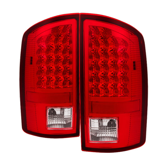 Xtune Dodge Ram 02-06 1500 / Ram 2500/3500 03-06 LED Tail Light Red Clear ALT-JH-DR02-LED-RC