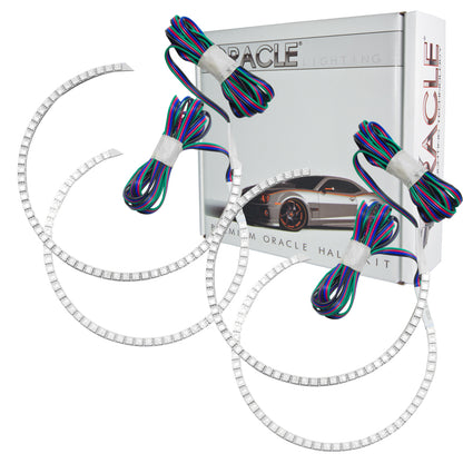 Oracle Ford F250/350 11-16 Halo Kit (Round Ring Design) - ColorSHIFT w/o Controller