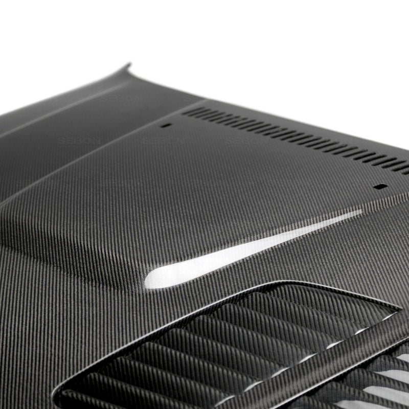 Seibon 08-11 BMW 1 Series (E81/E82) 2DR/HB GTR-Style Carbon Fiber Hood