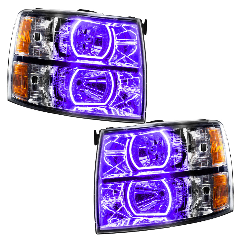Oracle 07-13 Chevrolet Silverado SMD HL - Square - ColorSHIFT w/ BC1 Controller