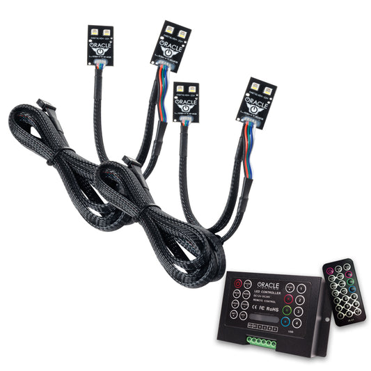 Oracle 2021 Ford Bronco Sport RGB+W Headlight DRL + Halo - ColorSHIFT w/ 2.0 Controller