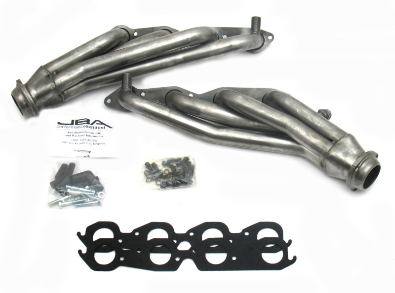 JBA 96-00 GM Truck 7.4L Vortec w/EGR & A.I.R. 1-3/4in Primary Raw 409SS Cat4Ward Header