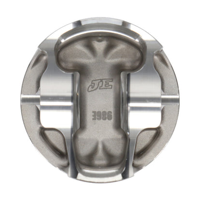 JE Pistons Mitsubishi 4B11T 90.0mm Bore -9.5 Dome Asymmetrical FSR Pistons