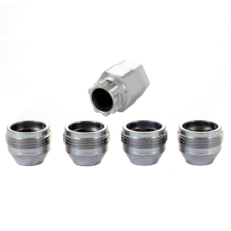 McGard Wheel Lock Nut Set - 4pk. (Under Hub Cap / Cone Seat) M12X1.25 / 19mm & 21mm Hex / .775in. L