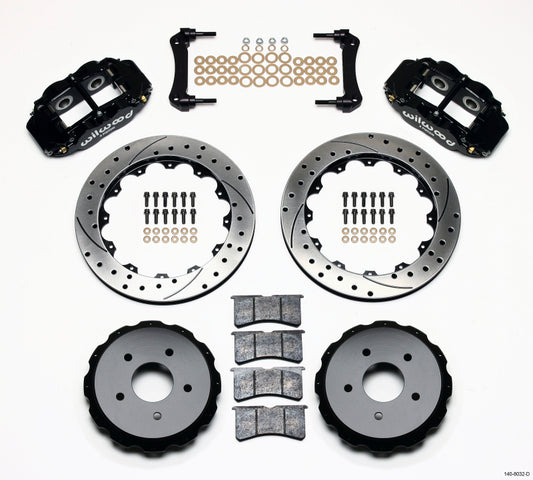 Wilwood Narrow Superlite 4R Rear Kit 12.88in Drilled 97-04 Corvette C5/Z06