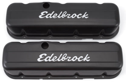 Edelbrock Valve Cover Signature Series Chevrolet 1965 and Later 396-502 V8 Tall Black