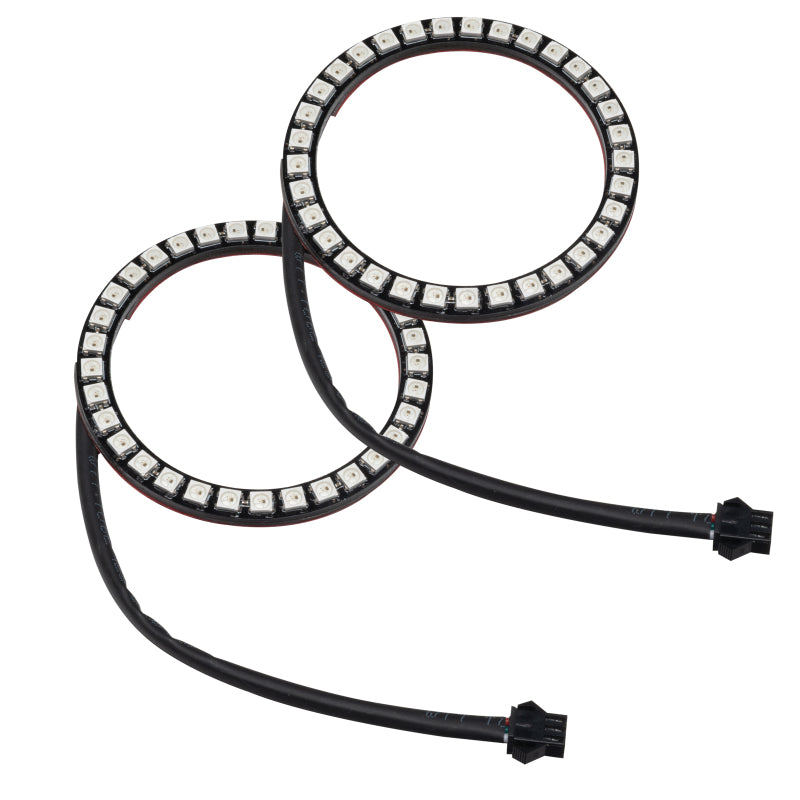 Oracle 15-17 Ford Mustang V6/GT/Shelby Dynamic DRL  w/ Halo Kit - ColorSHIFT - Dynamic