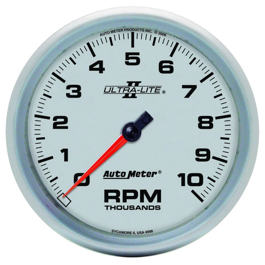 Autometer Ultra-Lite II 5 Inch 10000 RPM In-Dash Tachometer