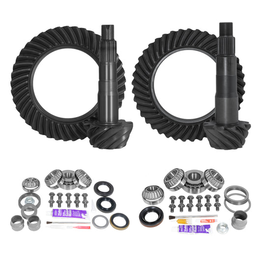 Yukon Ring & Pinion Gear Kit Front & Rear for Toyota 8.2/8IFS Diff (w/o Factory Locker) 4.56 Ratio