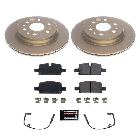 Power Stop 2019 Chevrolet Silverado 1500 Rear Z17 Evolution Geomet Coated Brake Kit