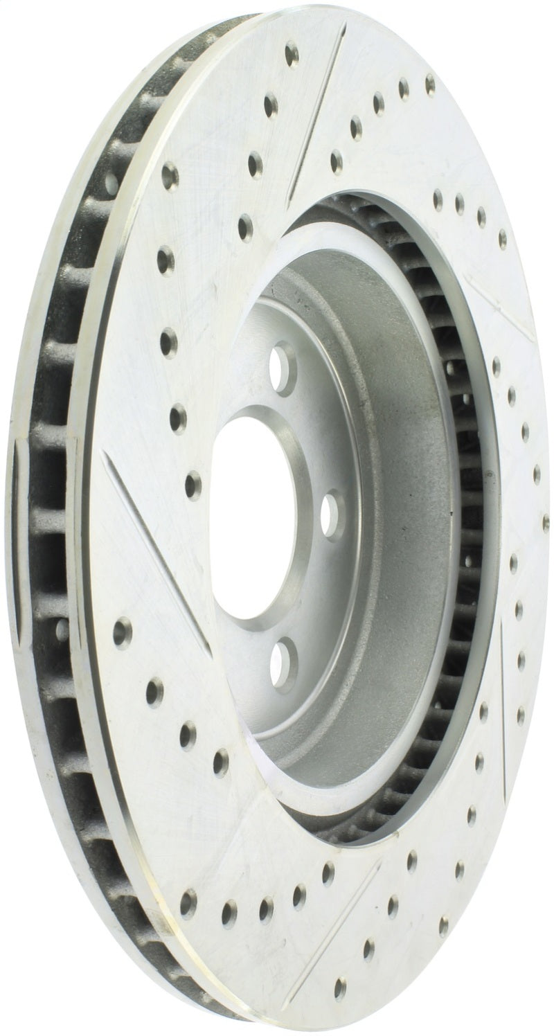 StopTech Select Sport 10-14 Dodge Challenger Drilled and Slotted Front Left Brake Rotor