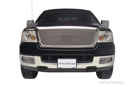 Putco 04-08 Ford F-150 LD Honeycomb (Excl Heritage)(Covering Logo) - Bolt on Liquid Mesh Grilles