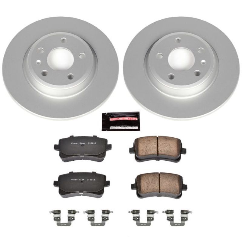 Power Stop 09-16 Audi A4 Rear Z23 Evolution Sport Coated Brake Kit