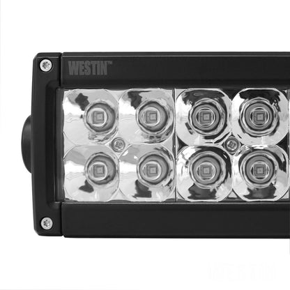 Westin Performance2X LED Light Bar Low Profile Double Row 10 inch Flex w/3W Osram - Black