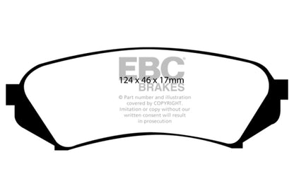 EBC 98-07 Lexus LX470 4.7 Ultimax2 Rear Brake Pads