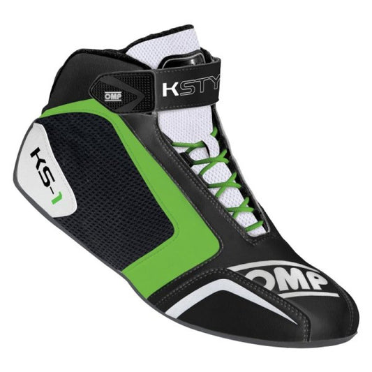 OMP KS-1 Shoes Black/White/Green - Size41