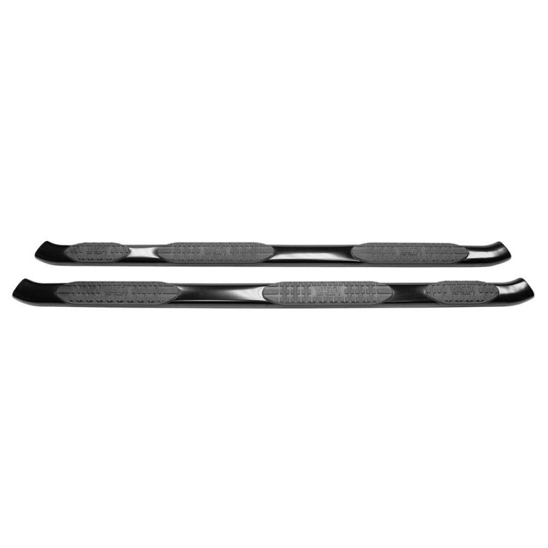 Westin 2015-2018 Ford F-150 SuperCab (6.5ft Bed) PRO TRAXX 5 WTW Oval Nerf Step Bars - Black