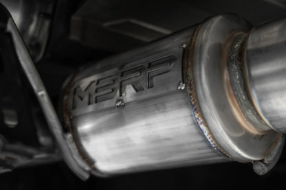 MBRP 2009-2023 Nissan GTR 3.8L Stainless Steel 3.5in Cat-Back, Dual Split Rear Quad Carbon Tips