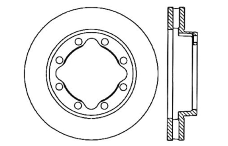 StopTech Slotted & Drilled Sport Brake Rotor