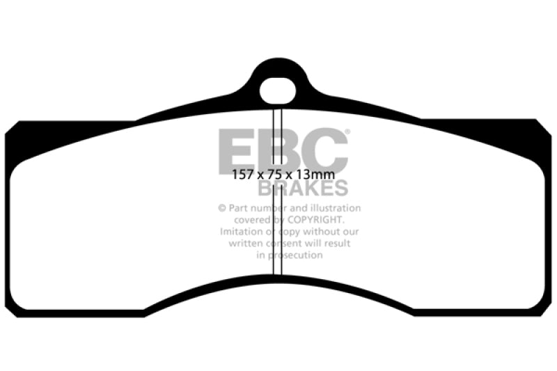 EBC 68-69 Chevrolet Camaro (1st Gen) 4.9 Ultimax2 Front Brake Pads