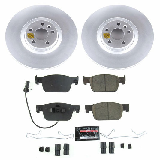 Power Stop 17-19 Audi A4 Front Z23 Evolution Sport Coated Brake Kit