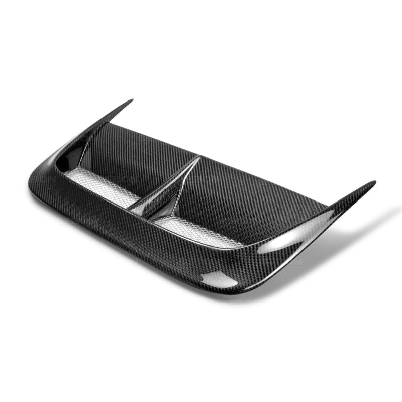 Seibon 98-01 Subaru Impreza CW-Style Carbon Fiber Hood Scoop - Only Fits OEM Hoods (Not Seibon Hood)