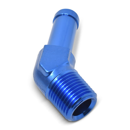 Russell Performance -8 AN 45 Degree 3/8in Pipe to 1/2in Tube Adapter