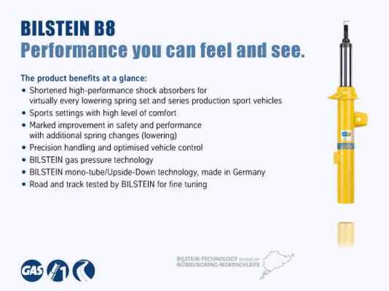 Bilstein B8 (SP) 14-15 Mazda 3 Front Left 36mm Monotube Shock