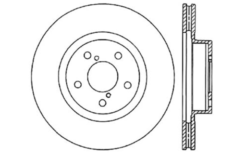 StopTech Drilled Sport Brake Rotor