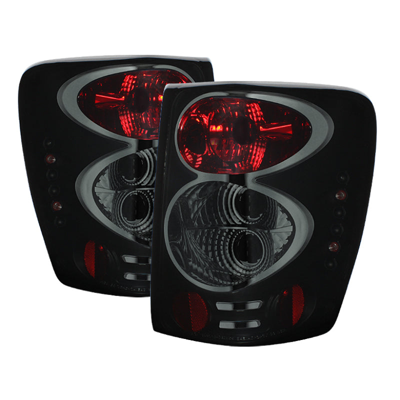 Spyder Jeep Grand Cherokee 99-04 Euro Style Tail Lights Black Smoke ALT-YD-JGC99-BSM