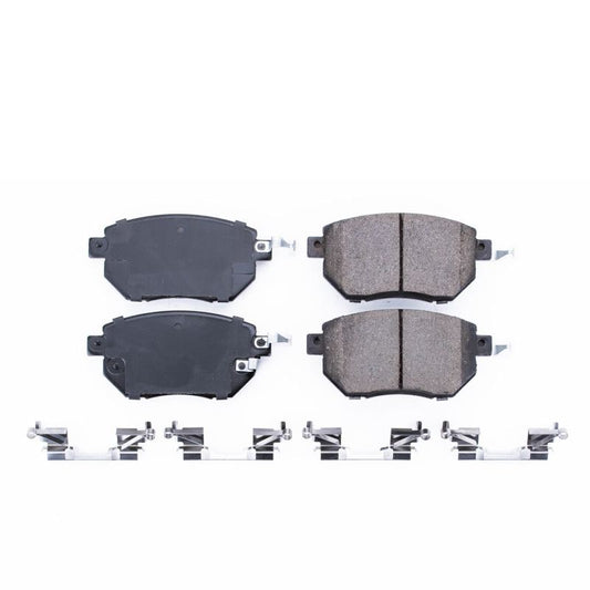 Power Stop 03-06 Infiniti FX35 Front Z17 Evolution Ceramic Brake Pads w/Hardware