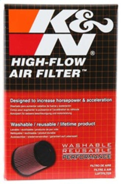 K&N Filter Universal Rubber Filter 1-11/16in FLG / 3in OD / 5in Height